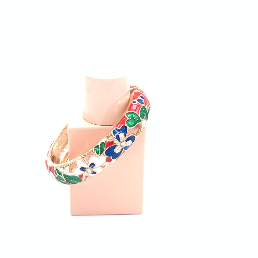 Flowers Series Enamel Glazed Bracelet